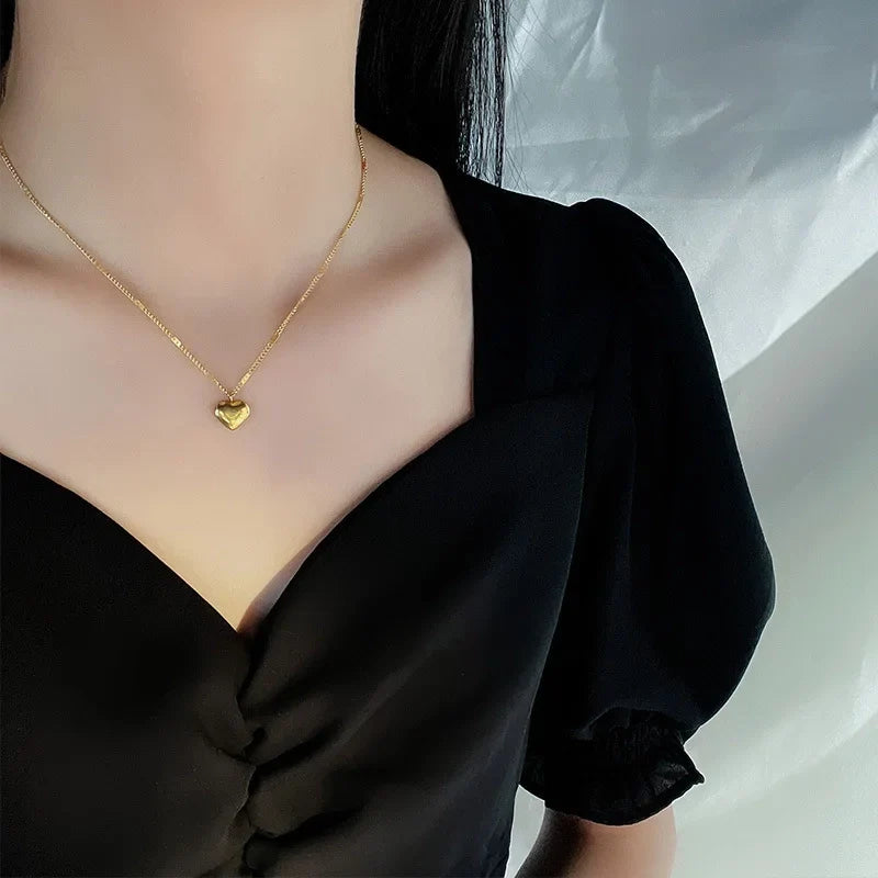 collier en or pendentif coeur